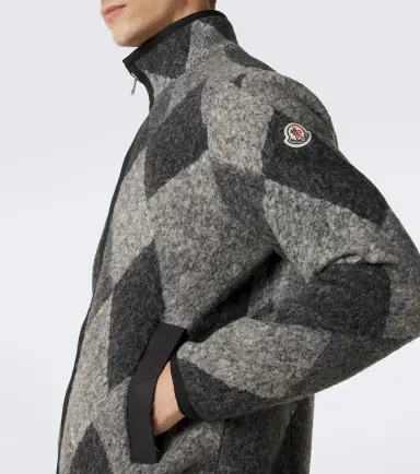 Moncler Argyle wool-blend jacket | Thumbnail 4