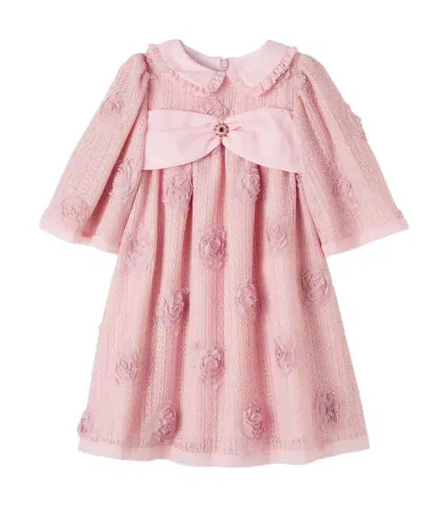 Patachou Floral-appliqué dress