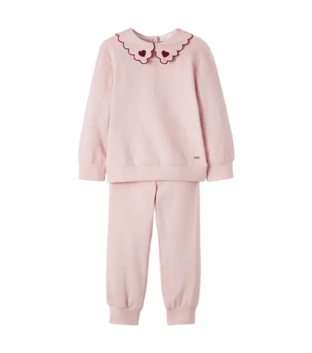 Patachou Cotton-blend sweatshirt and sweatpants set