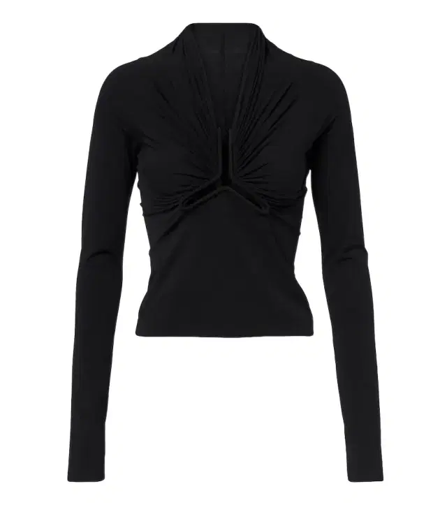 Allanah gathered jersey top