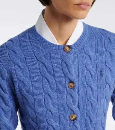 Polo Ralph Lauren Cable-knit wool and cashmere cardigan | Thumbnail 2