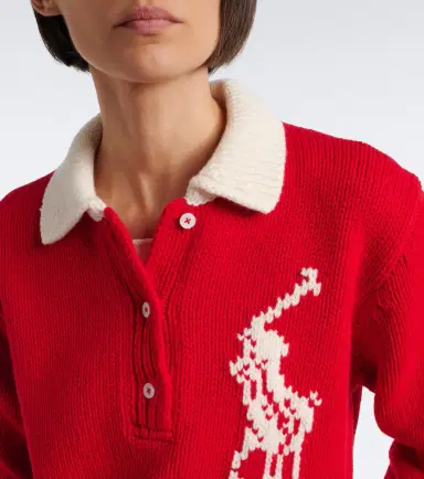 Polo Ralph Lauren Big Pony intarsia wool polo sweater | Thumbnail 6