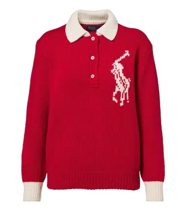 Polo Ralph Lauren Big Pony intarsia wool polo sweater | Thumbnail 1
