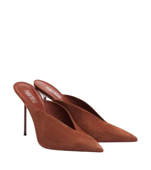Paris Texas Lidia suede mules