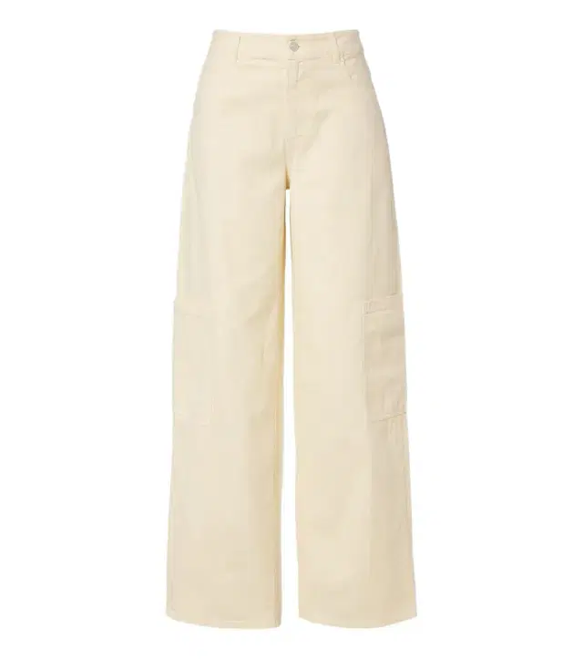 Moncler Cotton wide-leg pants
