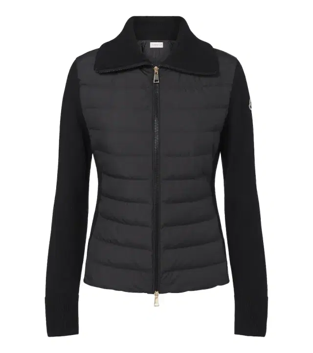 Moncler Down-paneled virgin wool cardigan