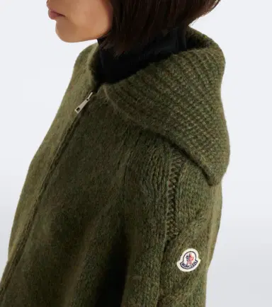 Moncler Alpaca and wool-blend cardigan | Thumbnail 4