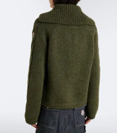 Moncler Alpaca and wool-blend cardigan | Thumbnail 5