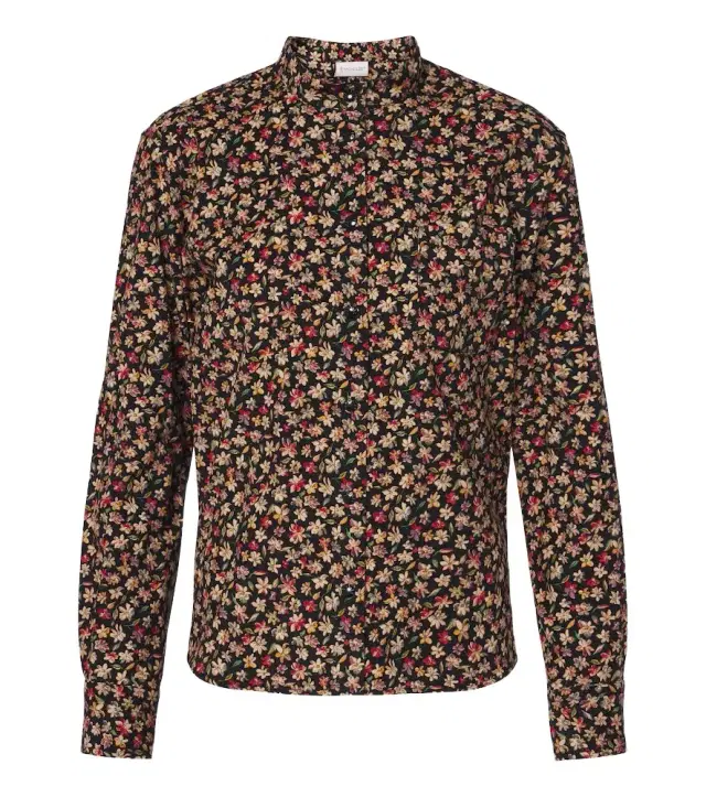 Moncler Floral cotton corduroy shirt