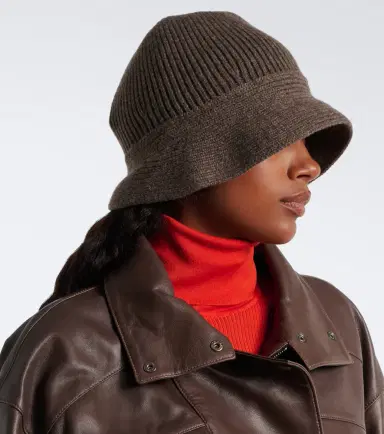 Nour Hammour Bruno cashmere and wool bucket hat | Thumbnail 4 Nour Hammour Bruno cashmere and wool bucket hat | Thumbnail 4