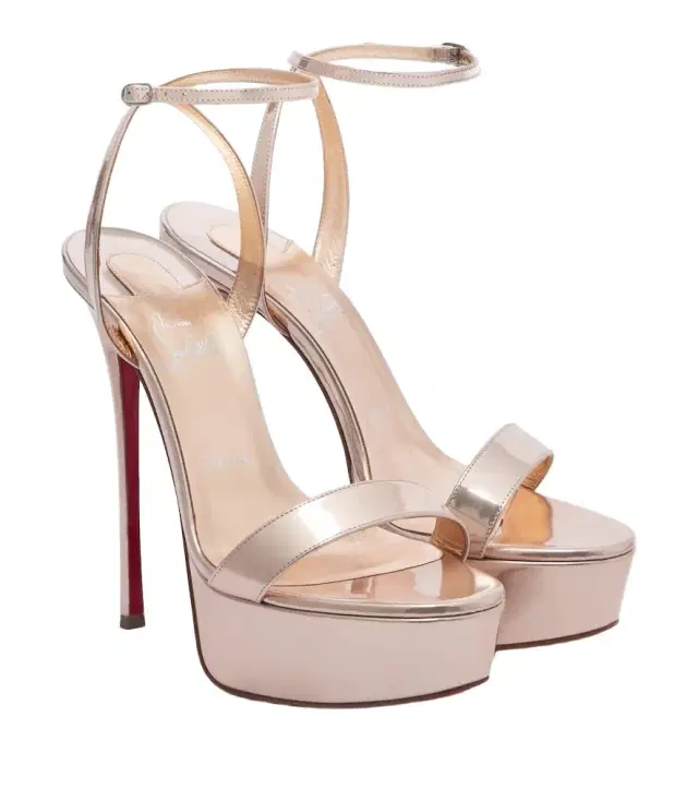 Christian Louboutin Loubi Queen Alta leather platform sandals