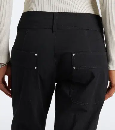 Isabel Marant Amandine pleated cotton-blend straight pants | Thumbnail 4 Isabel Marant Amandine pleated cotton-blend straight pants | Thumbnail 4