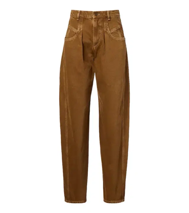 Isabel Marant Lisha pleated barrel-leg jeans