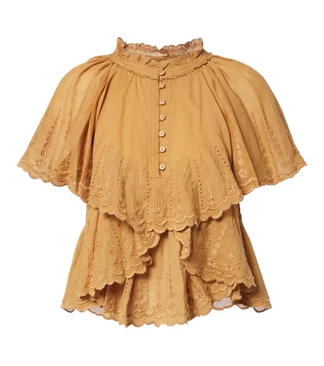 Marant Etoile Lorna embroidered cotton top