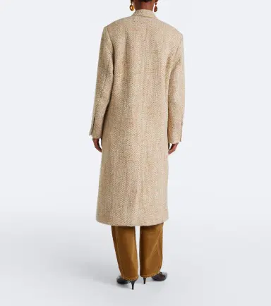 Marant Etoile Pilda herringbone double-breasted coat | Thumbnail 5