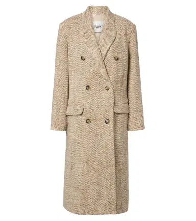 Marant Etoile Pilda herringbone double-breasted coat | Thumbnail 1