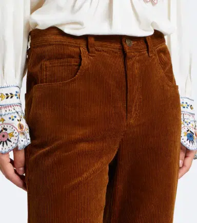 Marant Étoile Ruthie cropped corduroy straight pants | Thumbnail 5