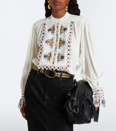 Marant Étoile Monique embroidered blouse | Thumbnail 3
