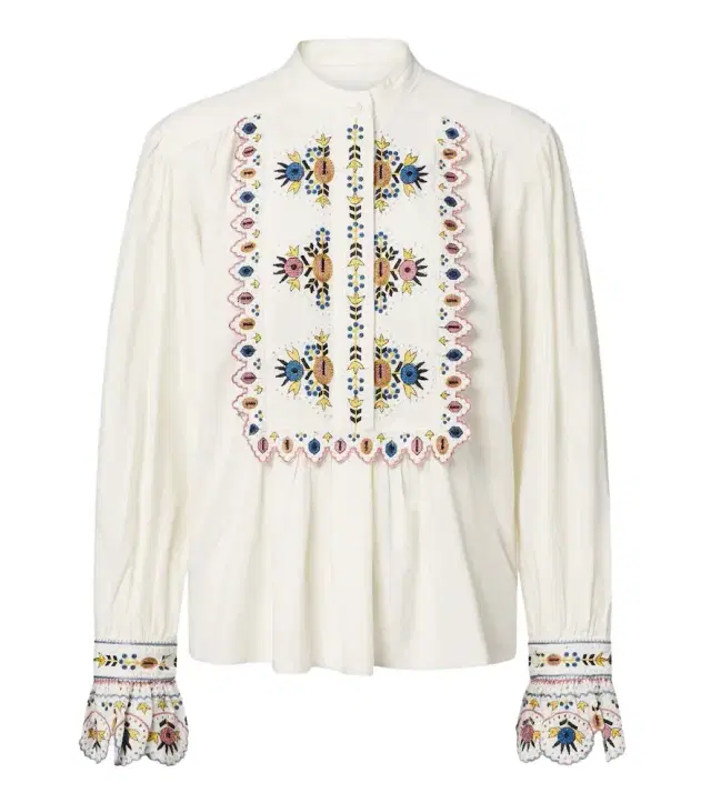 Marant Etoile Monique embroidered blouse