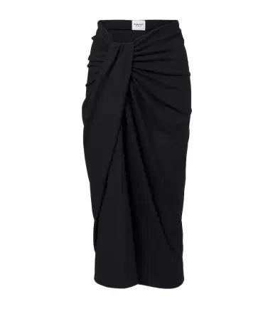 Marant Etoile Jeldia draped midi skirt | Thumbnail 1