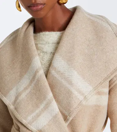Marant Étoile Brea striped wrap coat | Thumbnail 3