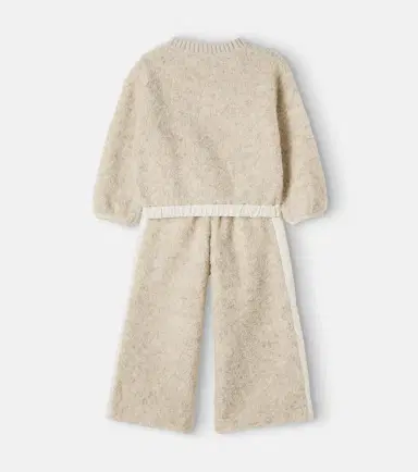 Moncler Enfant Teddy sweater and pants set | Thumbnail 2