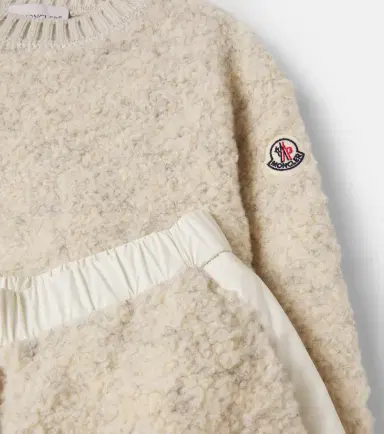 Moncler Enfant Teddy sweater and pants set | Thumbnail 4
