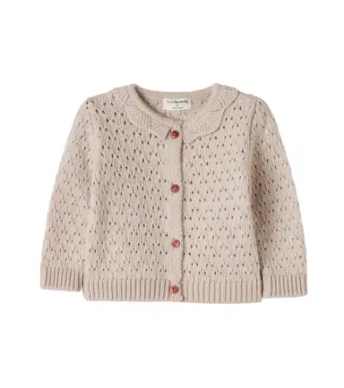 1 + in the Family Baby Nimes-BB pointelle wool-blend cardigan | Thumbnail 1