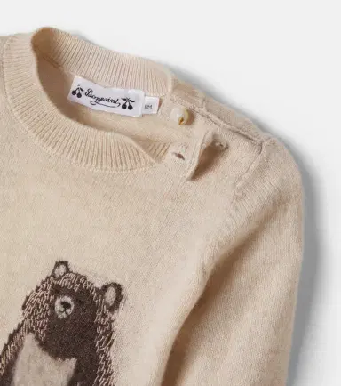 Bonpoint Baby Almire intarsia cashmere sweater | Thumbnail 3