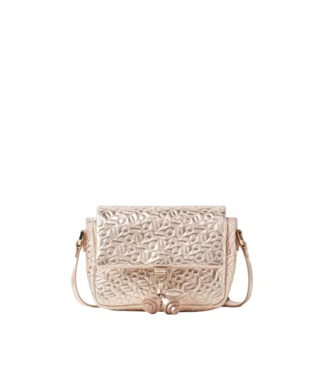 Bonpoint Malory quilted metallic leather shoulder bag