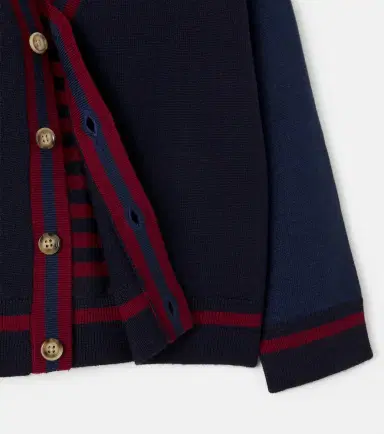 Bonpoint Julian embroidered striped wool cardigan | Thumbnail 3 Bonpoint Julian embroidered striped wool cardigan | Thumbnail 3