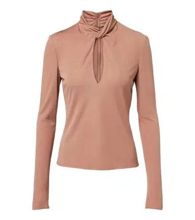 Valentino Cutout jersey crêpe top | Thumbnail 1