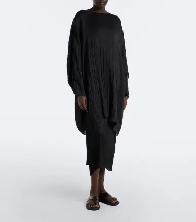 The Row Catena oversized pleated silk blouse | Thumbnail 5