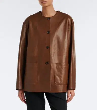 The Row Quintus leather jacket | Thumbnail 3 The Row Quintus leather jacket | Thumbnail 3