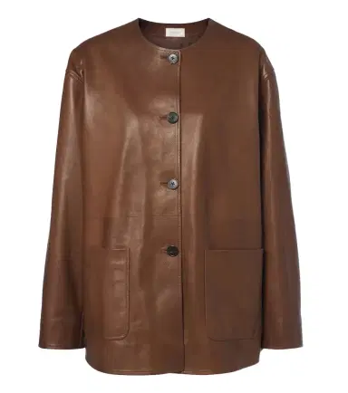 The Row Quintus leather jacket | Thumbnail 1 The Row Quintus leather jacket | Thumbnail 1