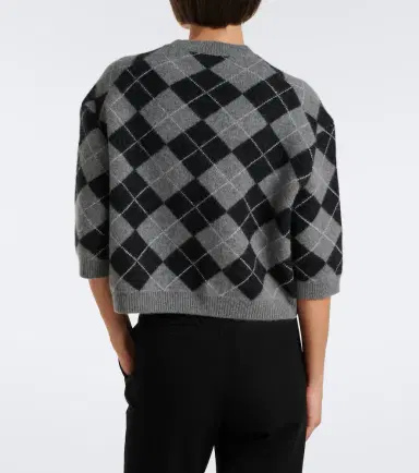 Arch4 Karlie argyle cashmere sweater | Thumbnail 2