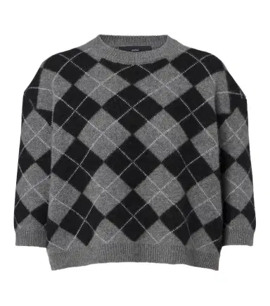 Arch4 Karlie argyle cashmere sweater | Thumbnail 1