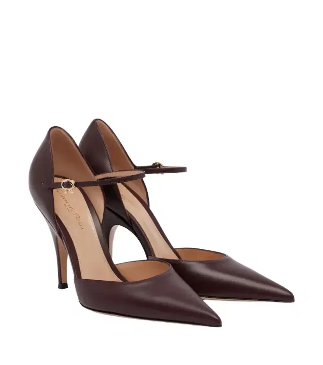 Gianvito Rossi Sofia D'Orsay leather pumps