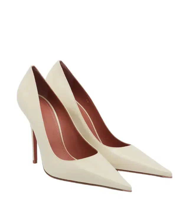 Amina Muaddi Barbara leather pumps