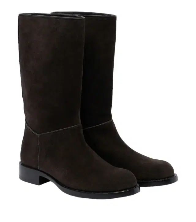 The Row Nobilis suede knee-high boots