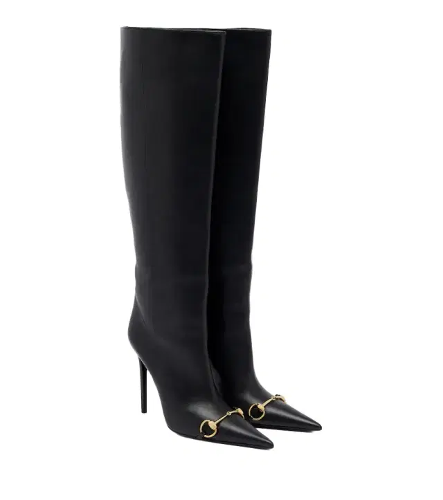 Gucci Donna Horsebit knee-high boots