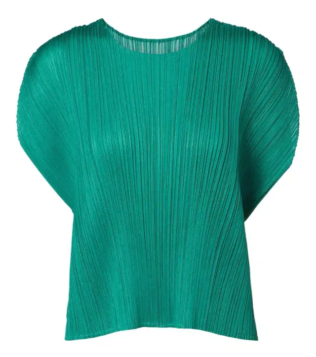 Pleats Please Issey Miyake Monthly Colors: July pleated top