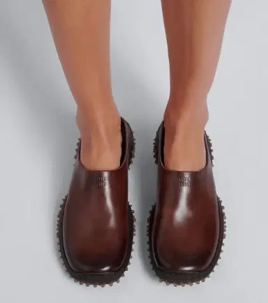 Miu Miu Leather mules | Thumbnail 5