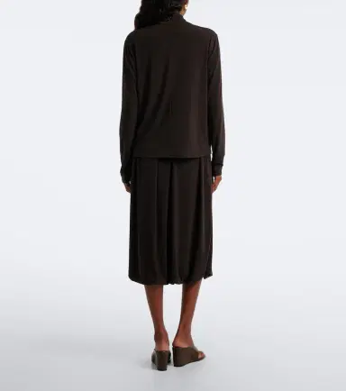 Vince Jersey midi skirt | Thumbnail 3