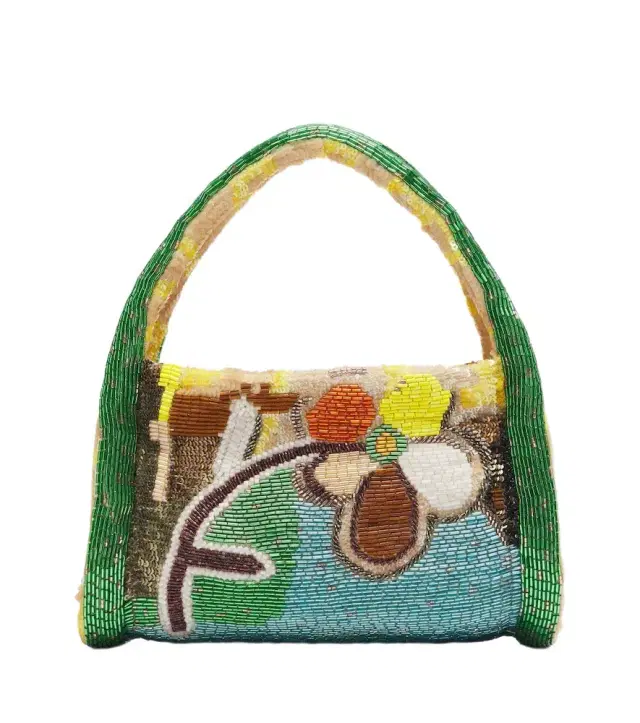 Alemais Alémais Limelight beaded top-handle bag