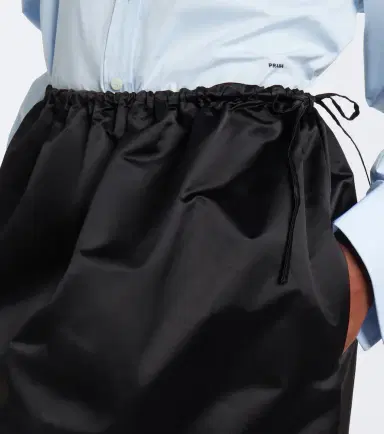 Prada Silk satin midi skirt | Thumbnail 6
