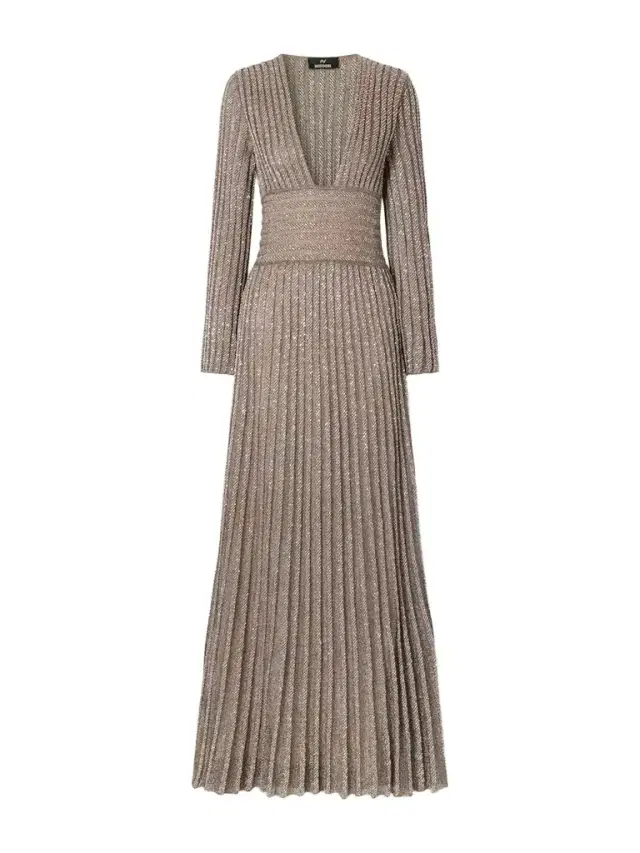 Missoni Ribbed Metallic Crochet-knit Maxi Dress
