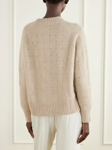 Allude Cashmere And Silk-blend Sweater | Thumbnail 4 Allude Cashmere And Silk-blend Sweater | Thumbnail 4