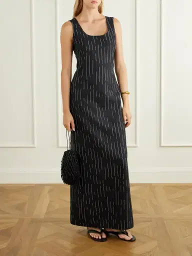 Kallmeyer Isadora Striped Wool Midi Dress | Thumbnail 2 Kallmeyer Isadora Striped Wool Midi Dress | Thumbnail 2