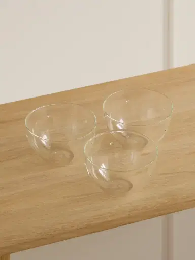 Sophie Lou Jacobsen Aperitivo Set Of Three Crystal-embellished Glass Snack Bowls | Thumbnail 1 Sophie Lou Jacobsen Aperitivo Set Of Three Crystal-embellished Glass Snack Bowls | Thumbnail 1